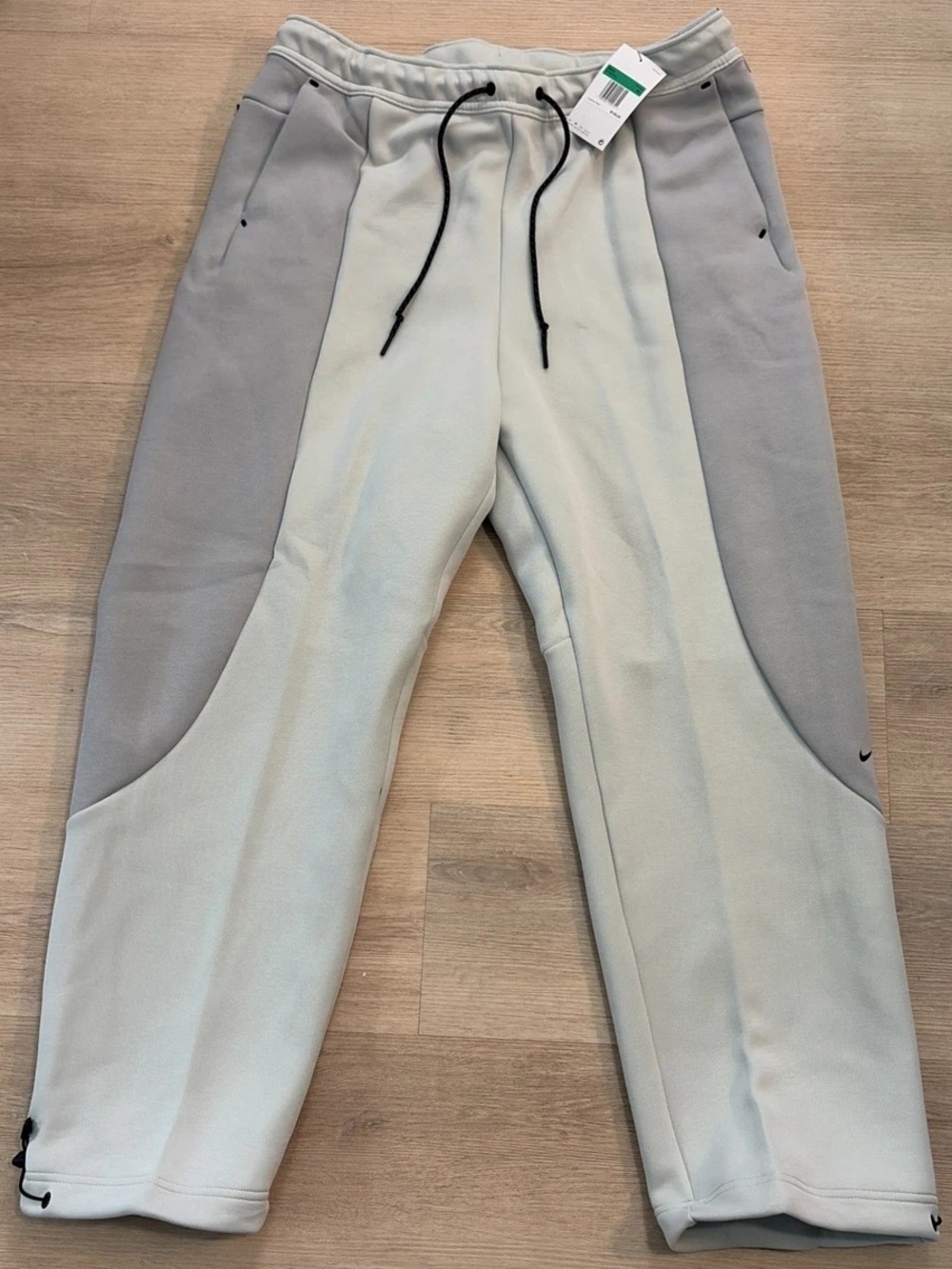 New Nike Tech Color-Block Open-Hem Tech Fleece Pant Grey (XL) IF1323-034